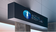 A sign for Active Body Lab.
