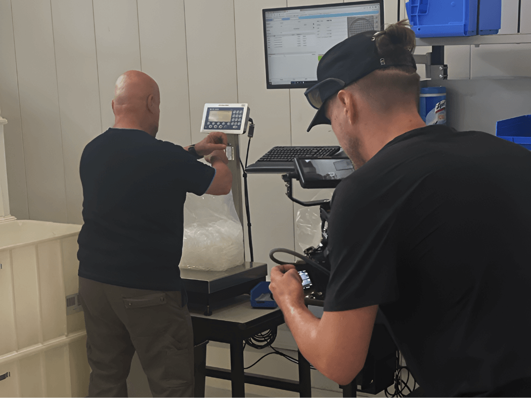 Envision team capturing content for a client