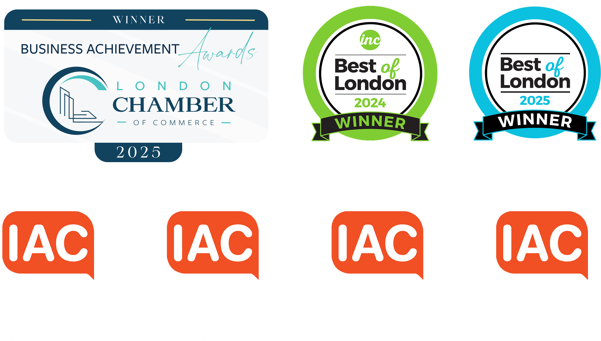 Awards collage